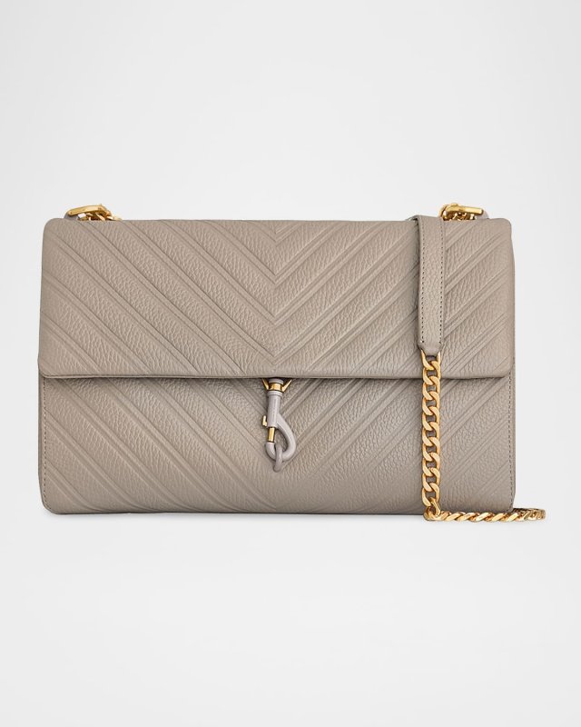 Edie Large Quilted Leather Shoulder Bag